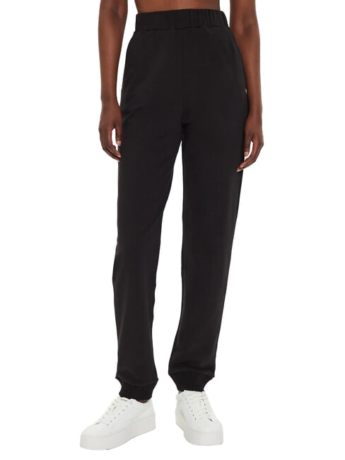 CALVIN KLEIN CK JEANS Pantaloni di tuta in cotone ck black - Tute sportive Donna