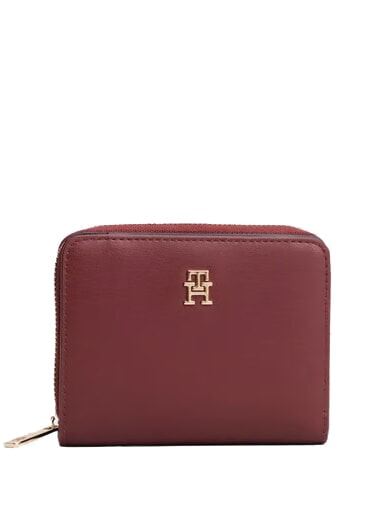 TOMMY HILFIGER TH ICON Portafoglio Small deep rouge - Portafogli Donna