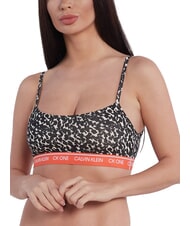 CALVIN KLEIN CK Reggiseno bralette cotone stretch - Reggiseni Donna