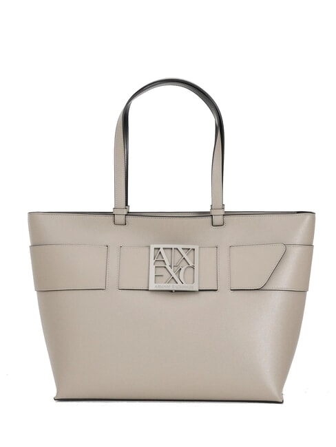 ARMANI EXCHANGE A|X BUCKLE Borsa a spalla brown bass - Borse Donna