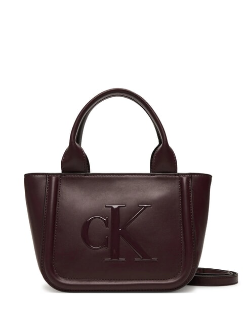 CALVIN KLEIN BOLD MONOGRAM Mini Bag a mano, con tracolla fudge - Borse Donna