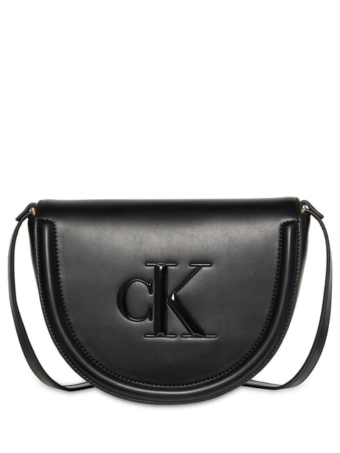 CALVIN KLEIN BOLD MONOGRAM Borsa a tracolla na black - Borse Donna