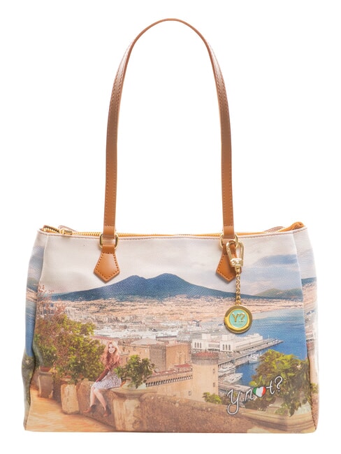 YNOT YESBAG Borsa a spalla stampata lemon tree - Borse Donna