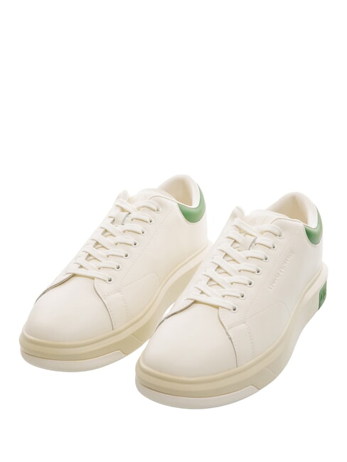 ARMANI EXCHANGE ACTION Sneakers in pelle off white+formal garden - Scarpe Uomo