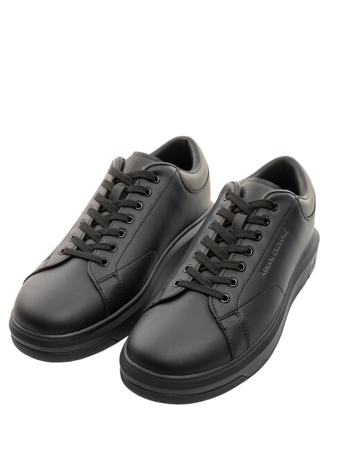 ARMANI EXCHANGE ACTION Sneakers in pelle black+chimera - Scarpe Uomo