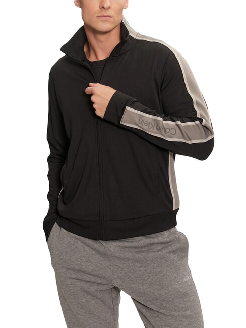 CALVIN KLEIN CK PERFORMANCE Felpa full zip black beauty - Felpe Uomo