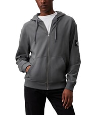 CALVIN KLEIN CK JEANS Felpa full zip con cappuccio - Felpe Uomo