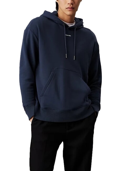 CALVIN KLEIN CK Felpa con tasca e cappuccio ink - Felpe Uomo