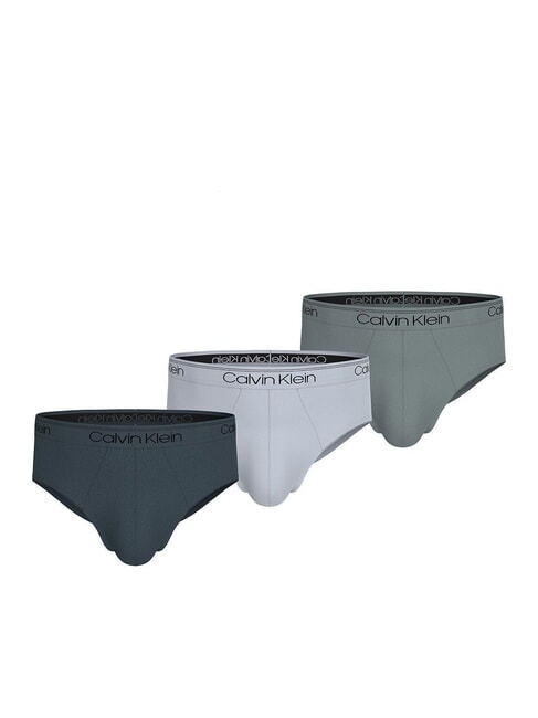 CALVIN KLEIN CK 3 slip hemisphere blue, plein air, convoy - Slip Uomo