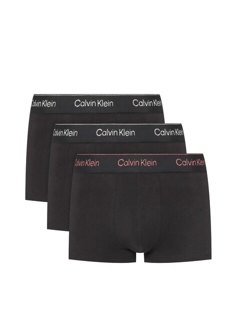 CALVIN KLEIN CK 3 boxer elastico logo lurex b- silver, red, silver lurex lgs - Slip Uomo