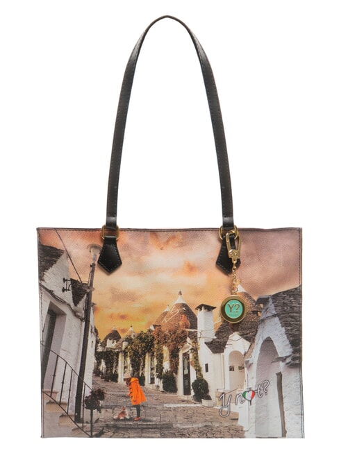 YNOT YESBAG Borsa Tote a spalla life in trulli - Borse Donna