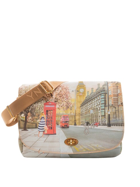 YNOT YESBAG Borsa a tracolla con pattina english rose - Borse Donna