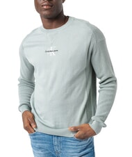CALVIN KLEIN CK JEANS Maglione in cotone con logo - Maglie Uomo