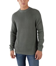 CALVIN KLEIN CK JEANS Maglione girocollo a coste - Maglie Uomo