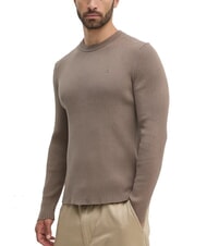 CALVIN KLEIN CK JEANS Maglione girocollo a coste slim fit - Maglie Uomo