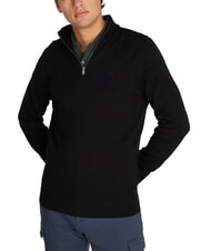 CALVIN KLEIN CK Maglione dolcevita in lana con zip - Maglie Uomo