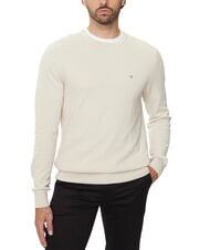 CALVIN KLEIN CK Maglione girocollo misto cotone - Maglie Uomo
