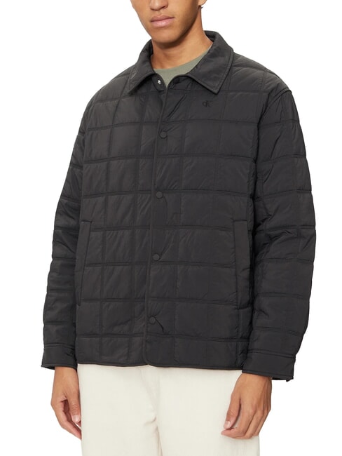 CALVIN KLEIN CK JEANS Giacca quilted colletto medio peso ck black - Giacche Uomo