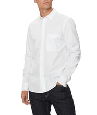 CALVIN KLEIN CK JEANS Camicia manica lunga in cotone slim fit - Camicie Uomo