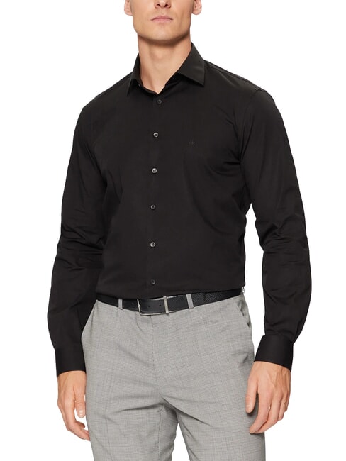 CALVIN KLEIN CK Camicia stretch, regular fit ck black - Camicie Uomo