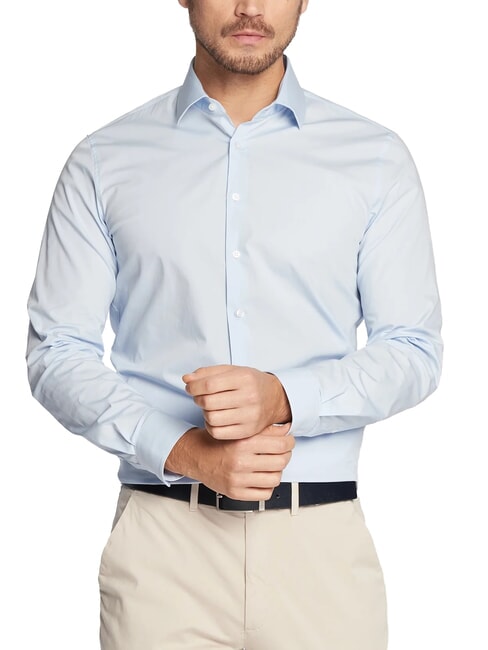CALVIN KLEIN CK Camicia stretch, regular fit calm blue - Camicie Uomo