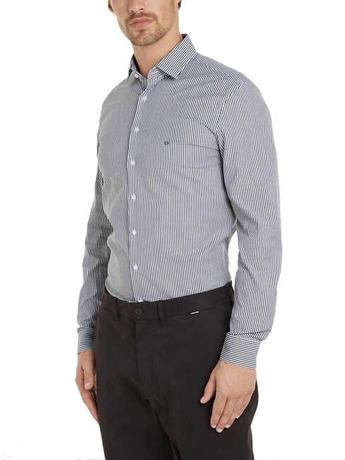 CALVIN KLEIN CK Camicia a manica lunga slim fit night sky - Camicie Uomo