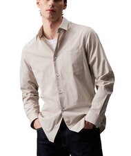 CALVIN KLEIN CK Camicia a righe popeline stretch london fog - Camicie Uomo - 1