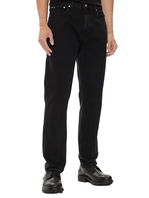 CALVIN KLEIN CK JEANS Jeans straight fit denim black - Jeans Uomo