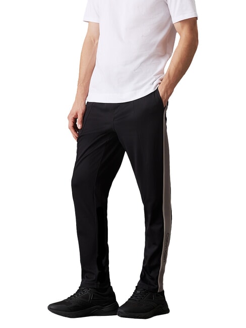 CALVIN KLEIN CK PERFORMANCE Pantaloni di tuta con logo laterale black beauty - Tute sportive Uomo