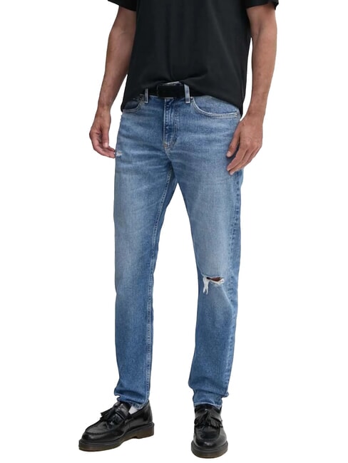 CALVIN KLEIN CK JEANS Jeans slim taper fit con vita alta denim - Jeans Uomo