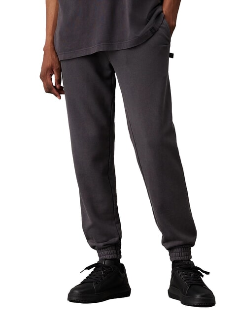 CALVIN KLEIN CK JEANS Pantalone di tuta in cotone ebony - Tute sportive Uomo