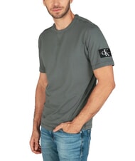 CALVIN KLEIN CK JEANS T-shirt manica corta regular fit con patch logo - T-shirt Uomo