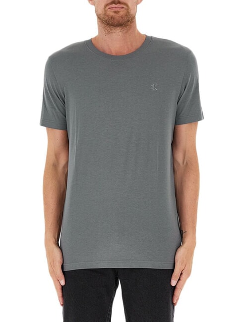 CALVIN KLEIN CK JEANS T-shirt manica corta slim fit endless grey - T-shirt Uomo