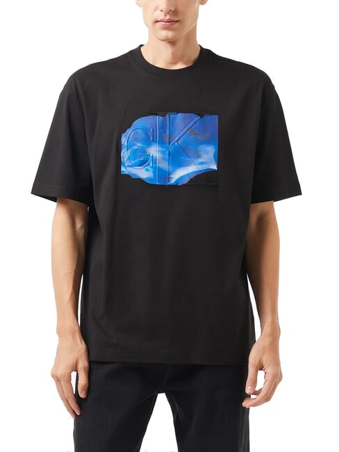 CALVIN KLEIN CK JEANS T-shirt  manica corta Embossed Euphoric ck black - T-shirt Uomo