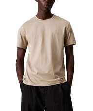 CALVIN KLEIN CK T-shirt a maniche corte in cotone liscio - T-shirt Uomo