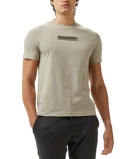 CALVIN KLEIN CK T-shirt in cotone slim fit con patch logo - T-shirt Uomo