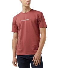 CALVIN KLEIN CK T-shirt a maniche corte con logo in rilievo - T-shirt Uomo
