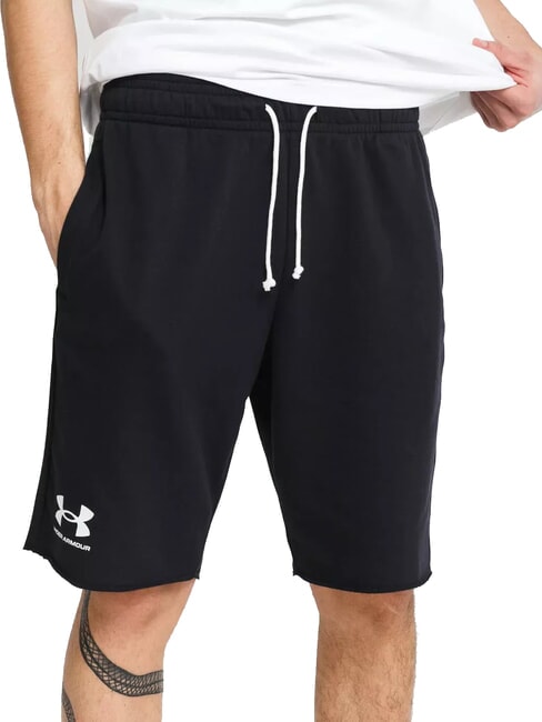 UNDER ARMOUR RIVAL TERRY Pantaloncini sportivi black - Tute sportive Uomo