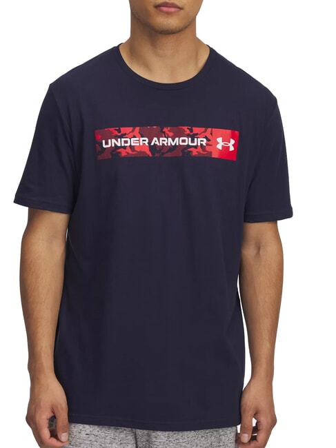 UNDER ARMOUR CAMO CHEST Maglietta a maniche corte midnight navy - T-shirt Uomo