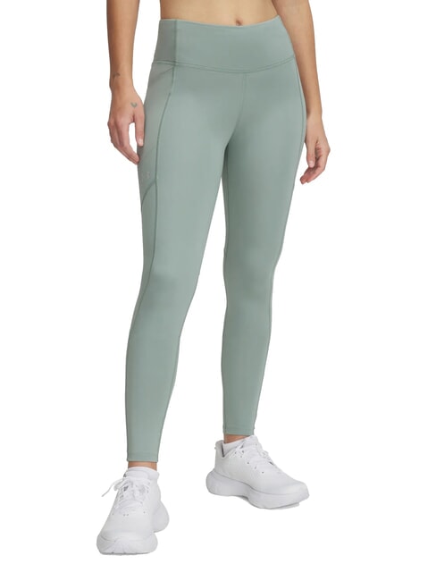 UNDER ARMOUR LAUNCH Leggings silica green - Pantaloni Donna