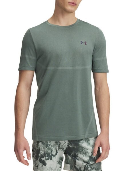 UNDER ARMOUR VANISH Maglietta a mezze maniche silica green - T-shirt Uomo