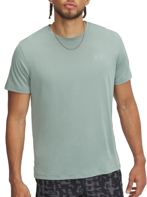 UNDER ARMOUR LAUNCH T-shirt a maniche corte silica green - T-shirt Uomo