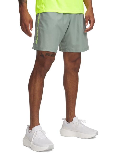 UNDER ARMOUR TECH WOVEN Pantaloncini sportivi silica green - Tute sportive Uomo