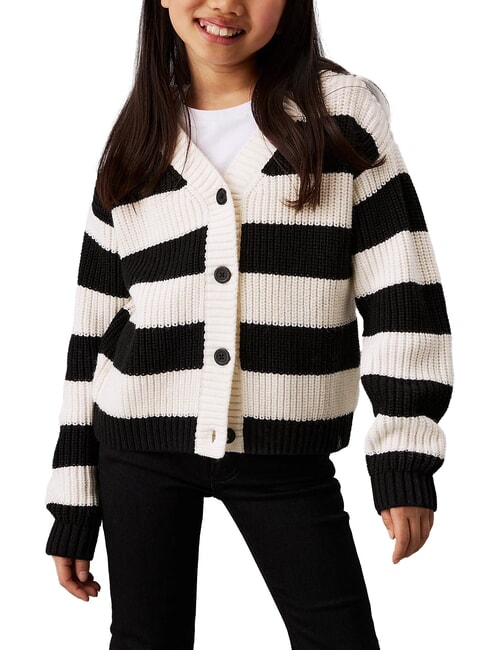 CALVIN KLEIN CK KIDS Cardigan con bottoni ck black - Maglioni Bambini
