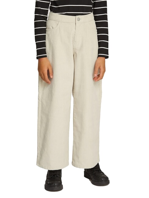 CALVIN KLEIN CK KIDS Pantaloni bimba velluto a coste pelican - Pantaloni bambini
