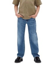 CALVIN KLEIN CK KIDS Jeans bimbo gamba ampia washed blue hero - Pantaloni bambini - 1