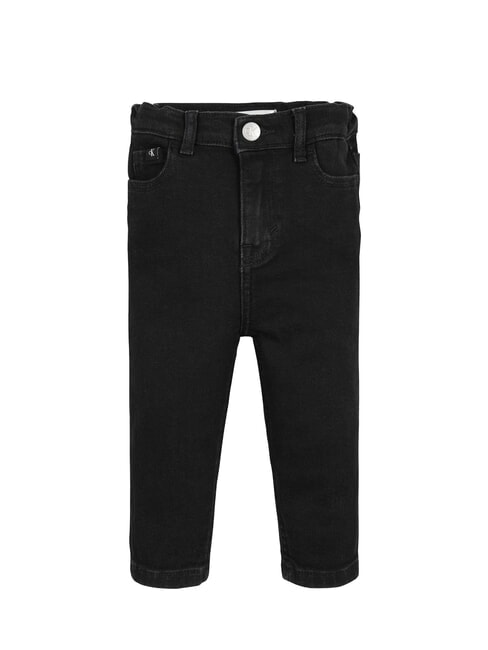 CALVIN KLEIN CK KIDS Jeans bimbo neonato washed black - Pantaloni bambini
