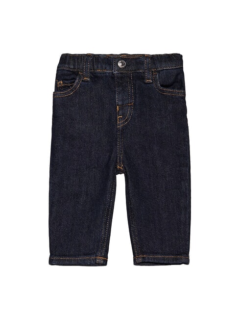 CALVIN KLEIN CK KIDS Jeans bimbo neonato elastico in vita clean rinse blue - Pantaloni bambini