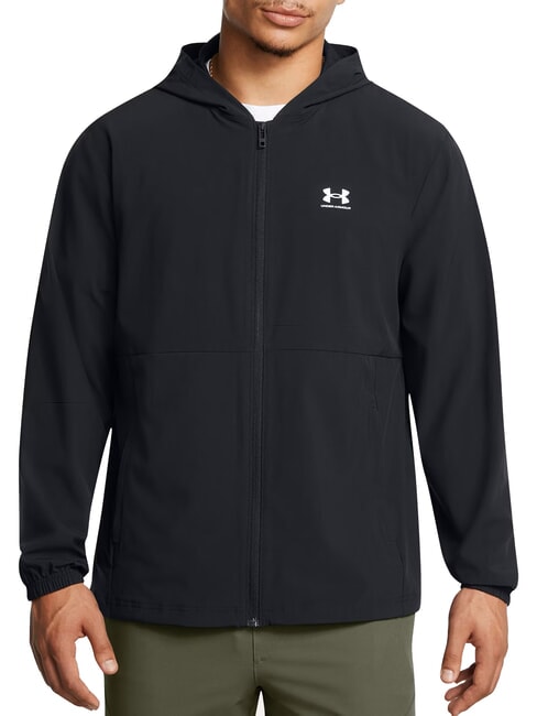 UNDER ARMOUR VIBE WOVEN Giacca con cappuccio black - Giacche Uomo