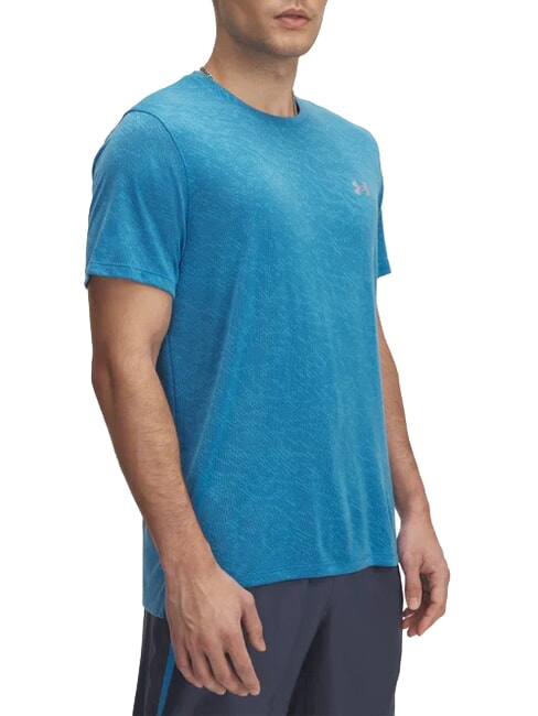 UNDER ARMOUR LAUNCH Maglietta a maniche corte ether blue - T-shirt Uomo